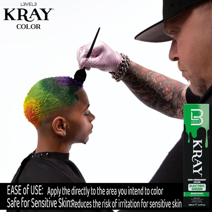 Уровень 3 Kray Electric Semi-Permanent Hair Color - Яркий стойкий блеск L3 — фото 2