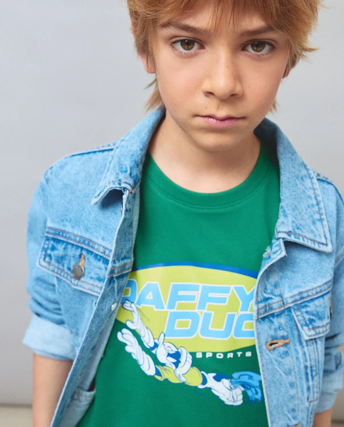 Детская футболка для мальчиков с принтом Pato Lucas Kids El Corte Inglés, Verde — фото 4