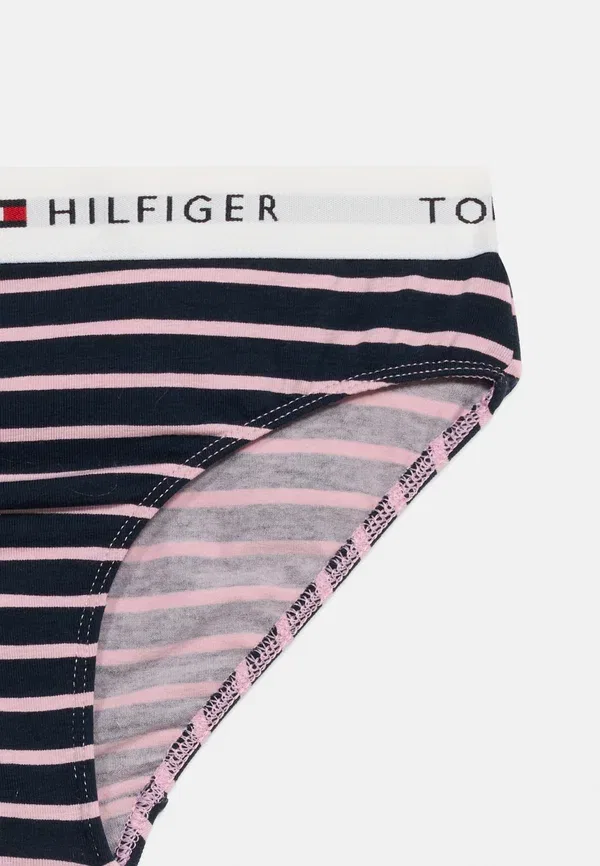 Трусы из хлопка с эластаном 2 шт Tommy Hilfiger, темно-синий/розовый — фото 4