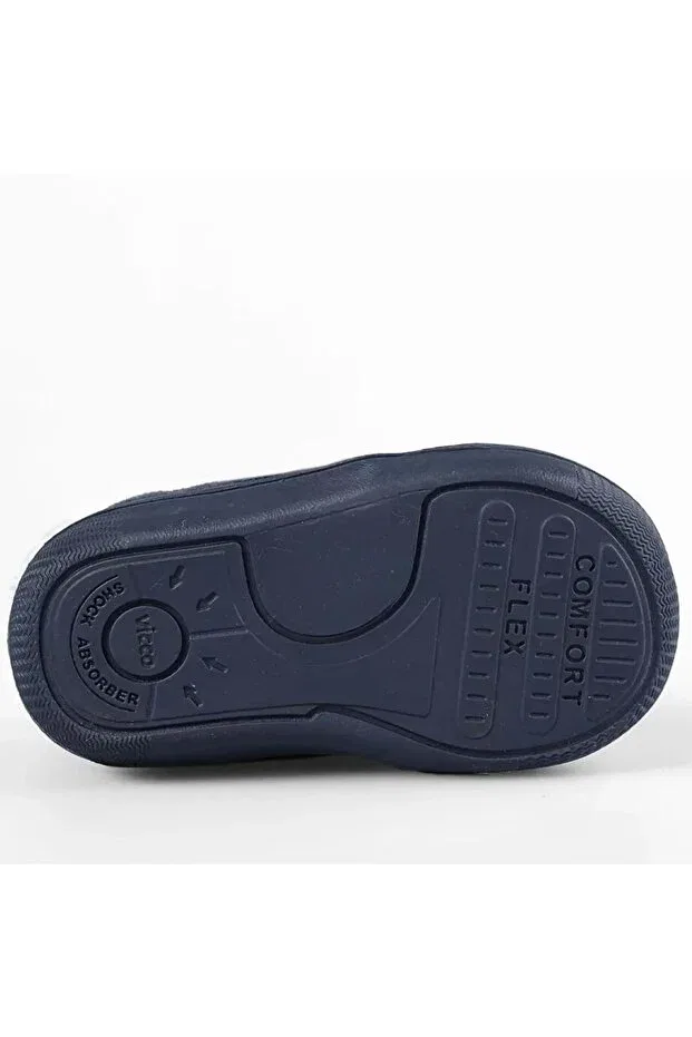 Детские ботинки для девочек с коротким каблуком Vicco, Navy Blue — фото 4