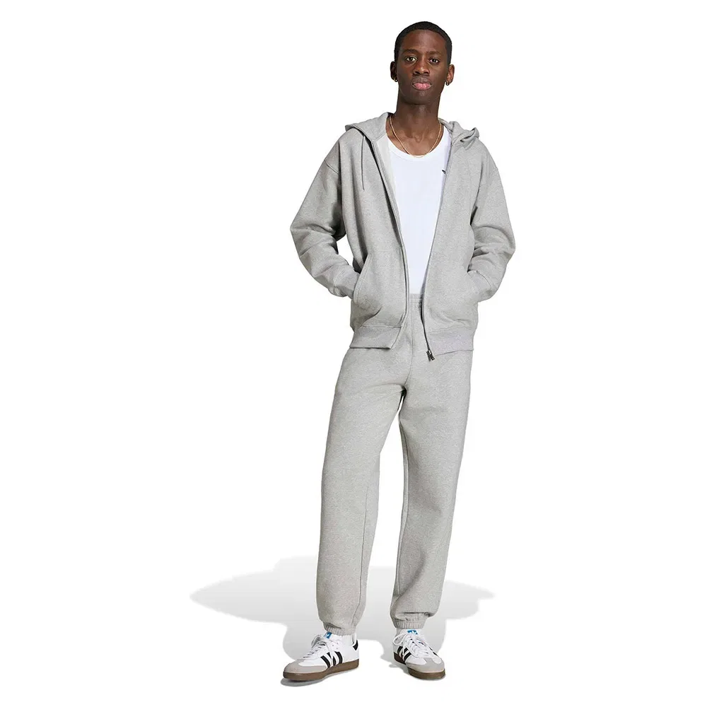 Мужские спортивные брюки из футера Trefoil Essentials Regular Fleece Adidas Originals, Grey — фото 4