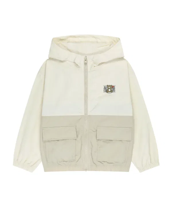 Ветровка Kids bear classic logo, MARITHÉ, бежевый — фото 2