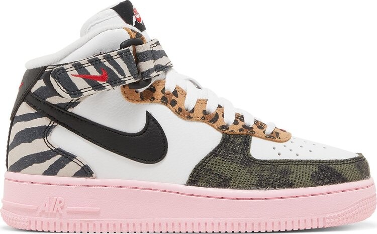 Кроссовки Nike Wmns Air Force 1 Mid 'Tunnel Walk', многоцветный