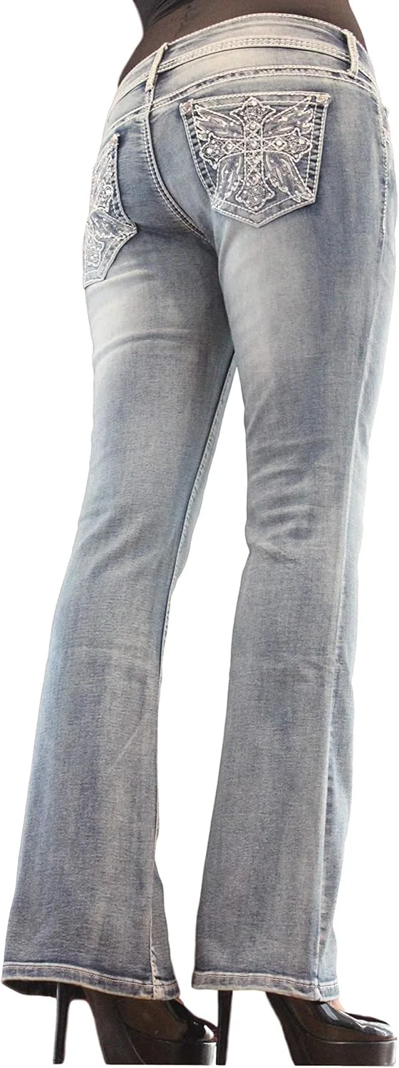 

Джинсы Project Indigo Missy Boot Cut с кристаллами PJM166