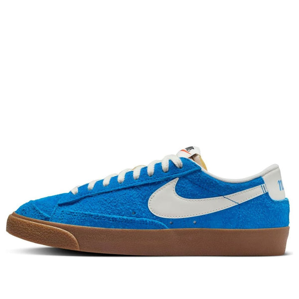 Кроссовки blazer low 77 vintage 'photo blue gum' Nike, синий