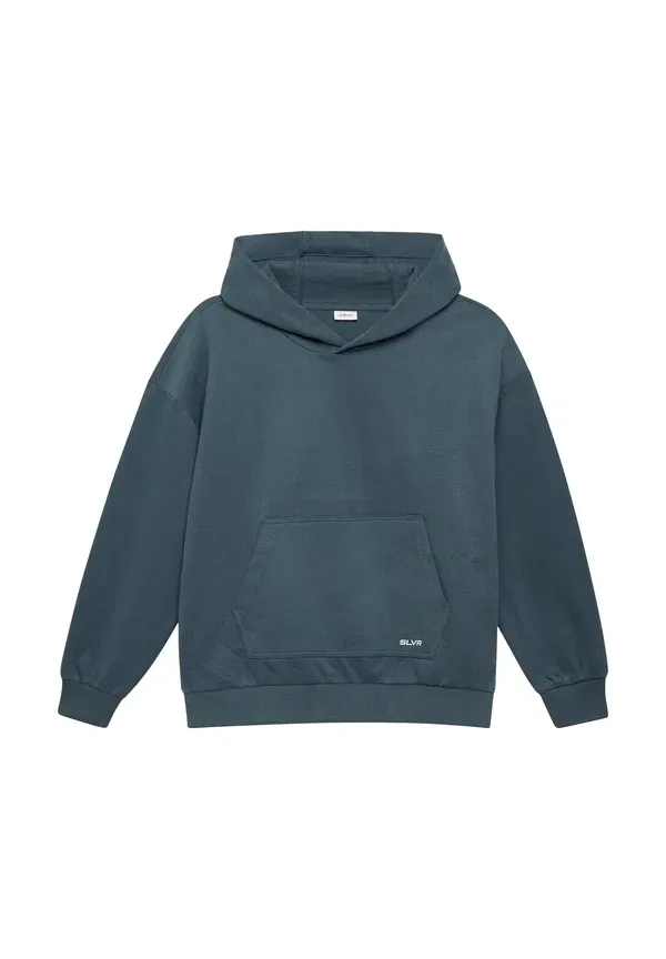 Худи с капюшоном из влагоотводящей ткани Unisex mit kangurutaschen S.Oliver, royalblau, синий — фото 3