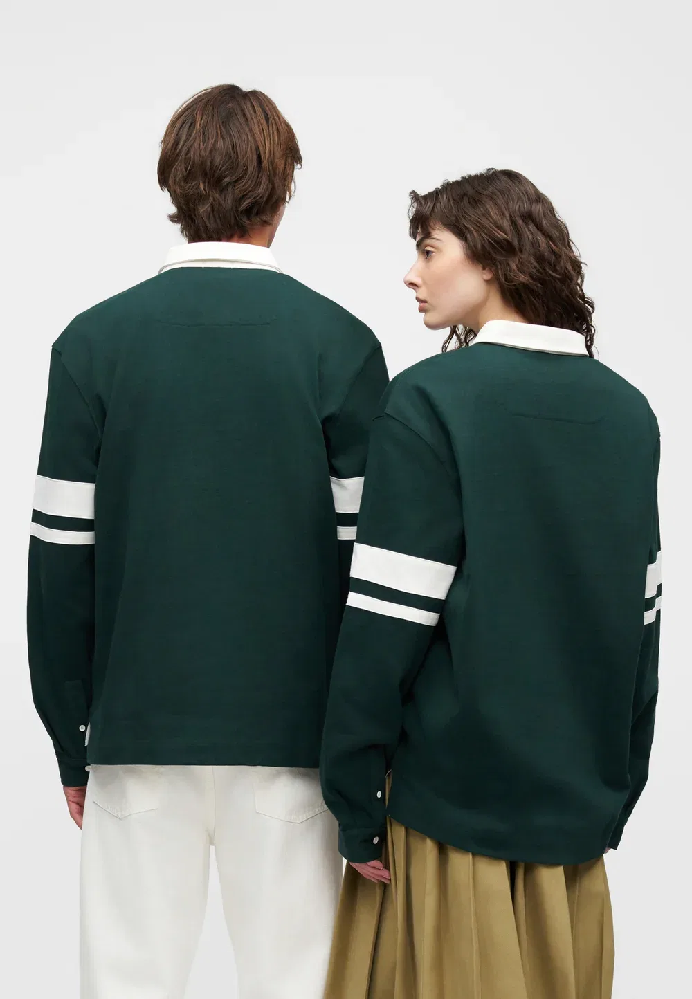 Футболка с длинным рукавом Lacoste Sinople/Flour — фото 4
