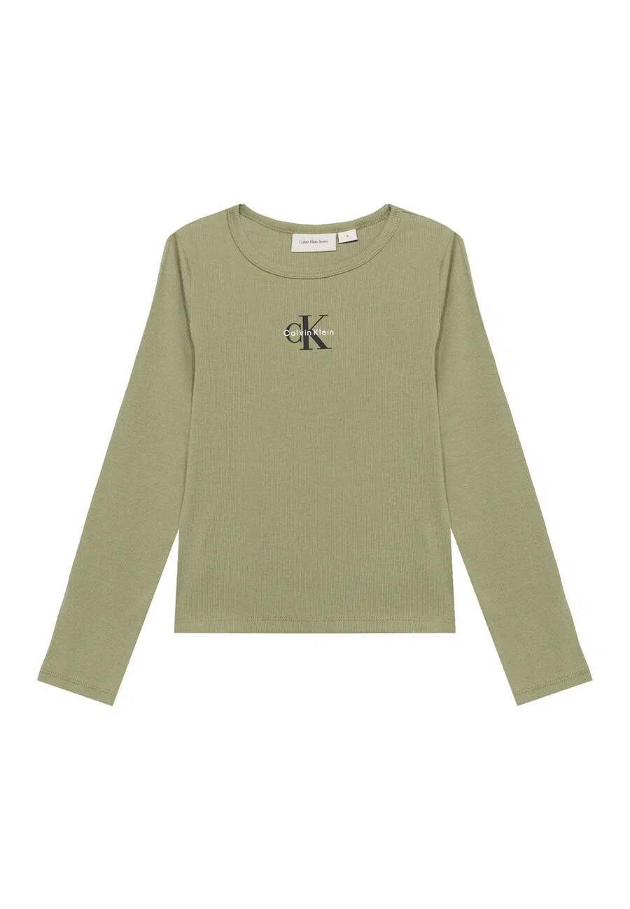 Топ Calvin Klein Jeans светло-зеленого цвета