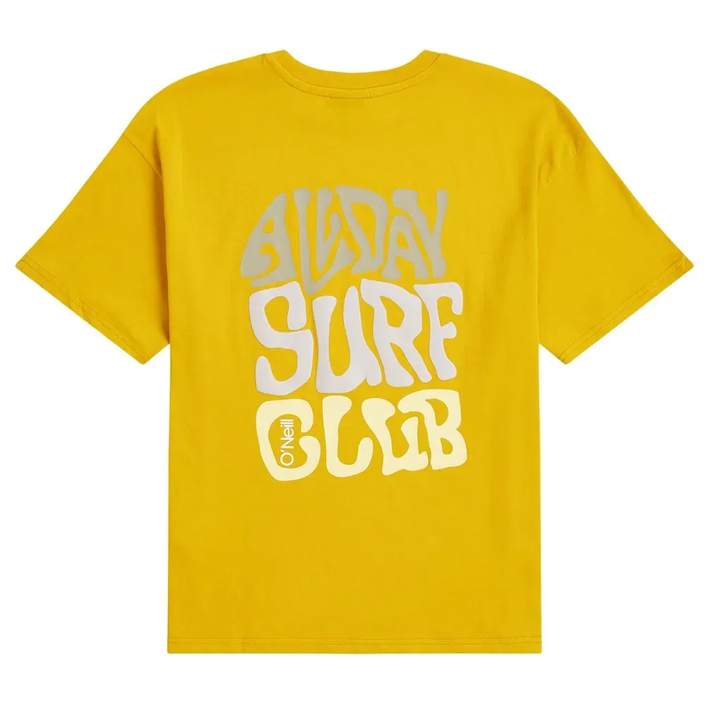 Детская футболка для мальчиков с принтом O'Neill Back Print, Yellow — фото 2
