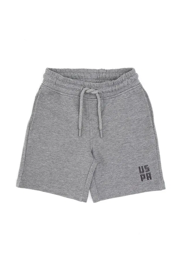 Детские шорты для мальчиков однотонные U.S. Polo Assn., Anthracite Melange