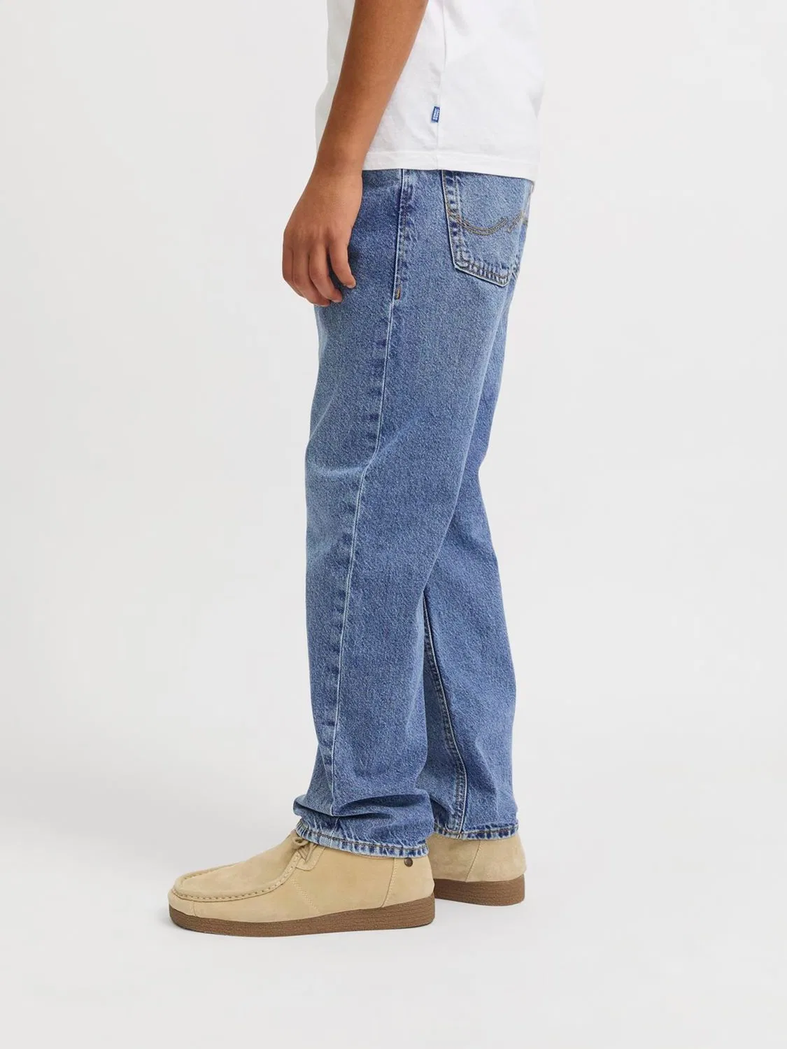 Джинсы свободного кроя Chris JACK & JONES JUNIOR, синие — фото 3