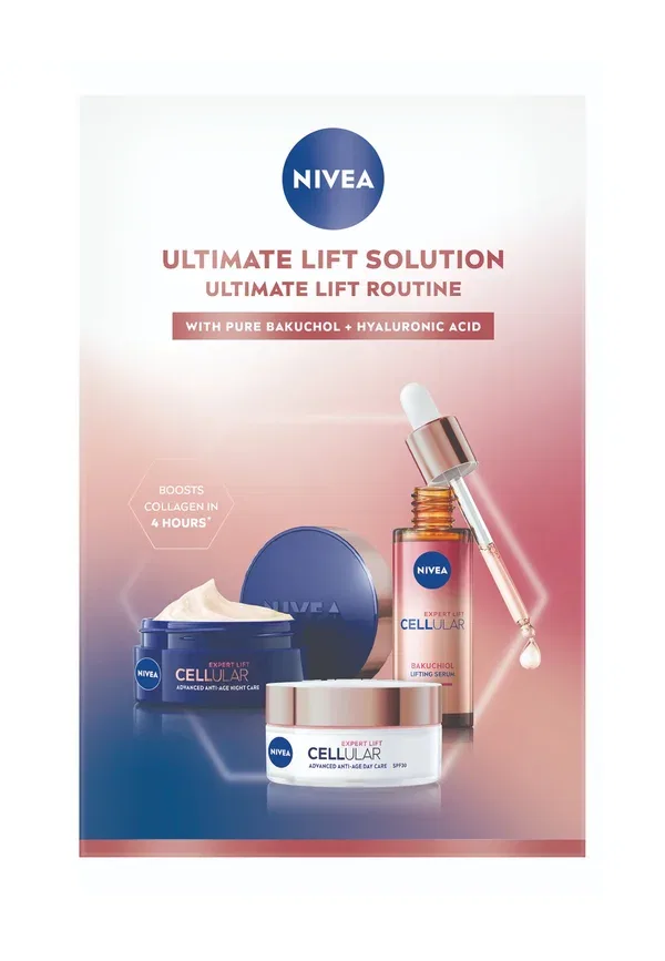 Набор косметики Bakuchiol Lift Nivea, Transparent 130 мл, прозрачный — фото 2