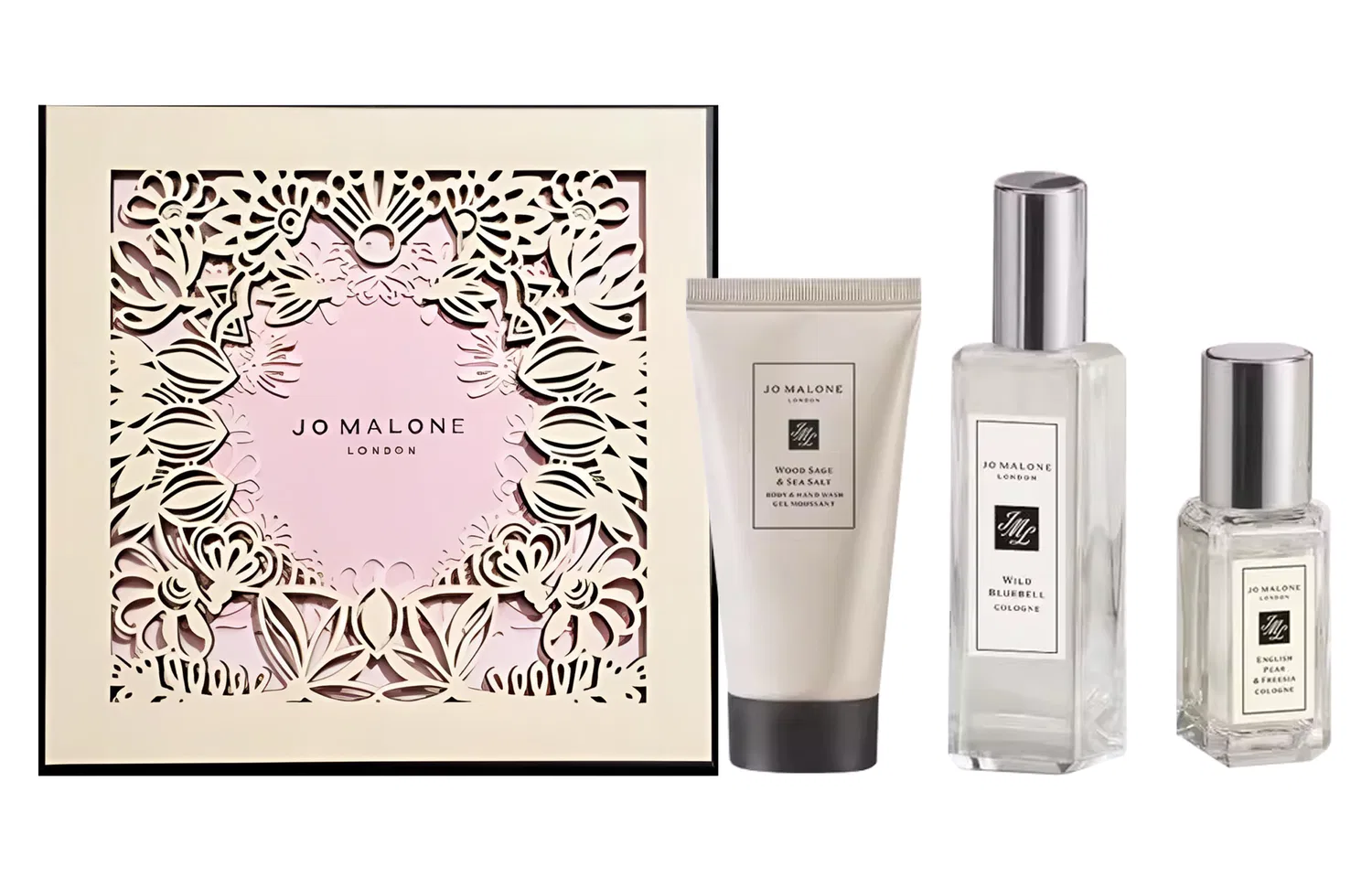 Парфюмерный набор Bluebell Box Jo Malone London, Bluebell Perfume 30ml, Shower Gel 30ml, Fragrance 9ml