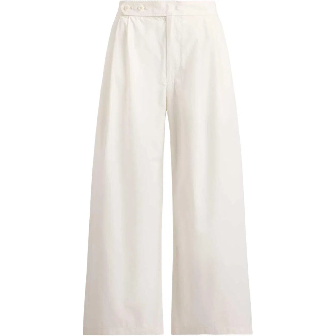 Женские широкие брюки Casual White Moderate Wide Leg Polo Ralph Lauren, White