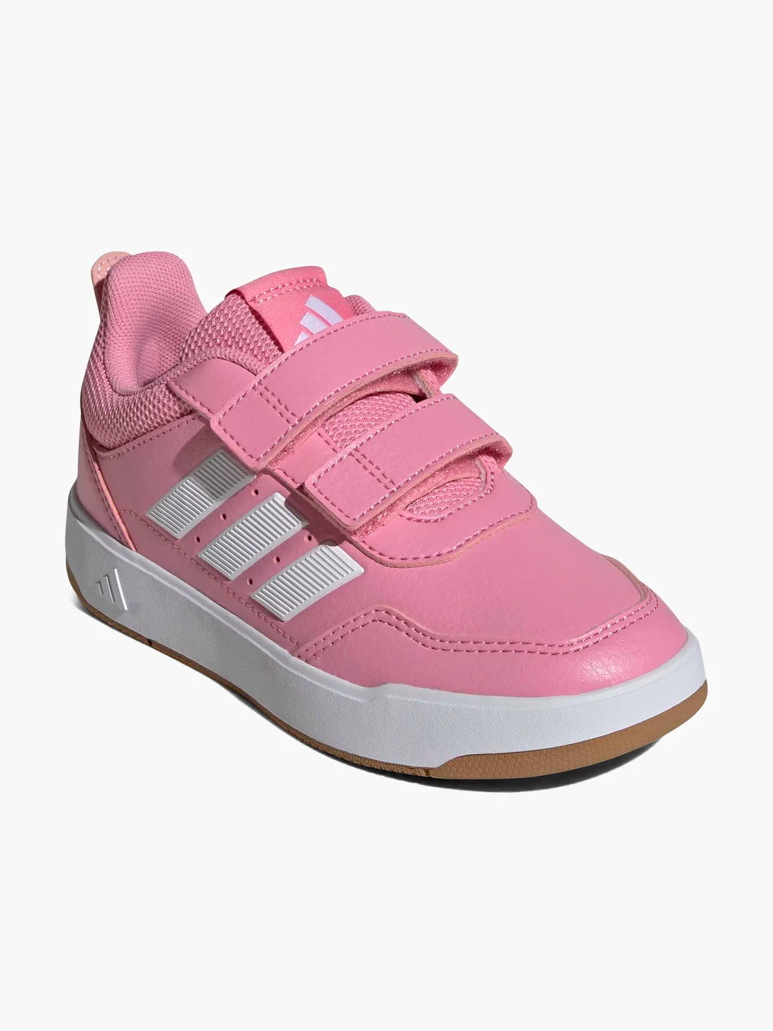 Детские кроссовки на липучках Adidas TENSAUR SPORT 3.0 CF K, розовый — фото 2