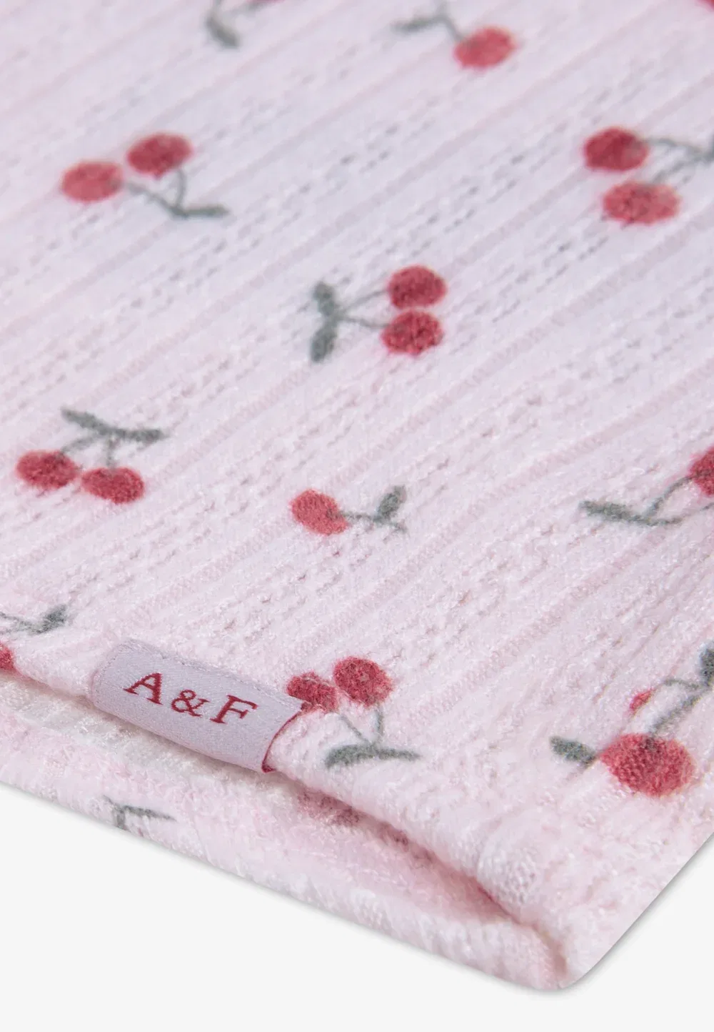 Футболка с ажурным принтом в виде розеток Abercrombie & Fitch, Cherry Cluster — фото 4