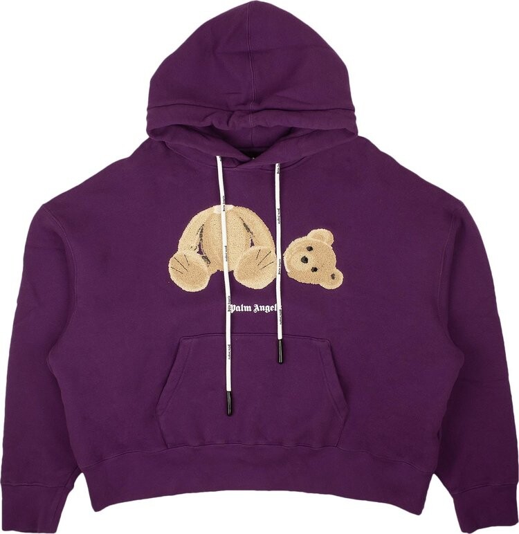 

Худи Palm Angels Bear Hoodie 'Purple/Brown', фиолетовый