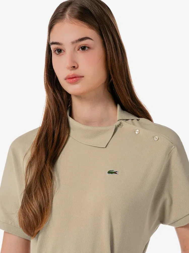 Платье поло LACOSTE Beige — фото 3