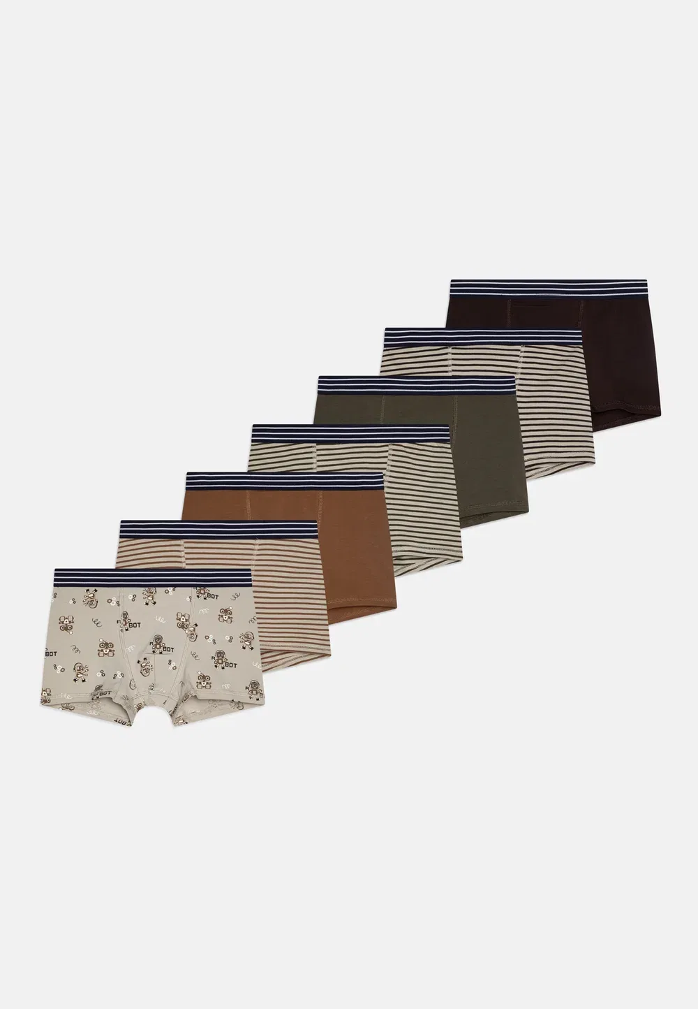 7 штанов - трусы Friboo, Olive/Tan/Black