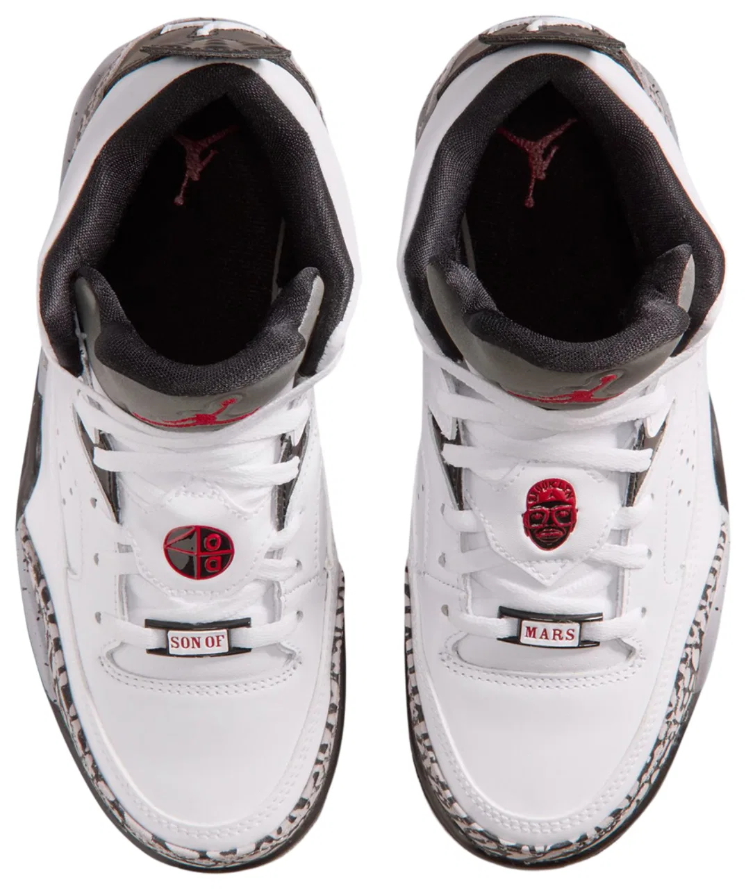 Баскетбольные кроссовки для мальчиков Son of Mars Jordan, цвет White/Red/Black — фото 4