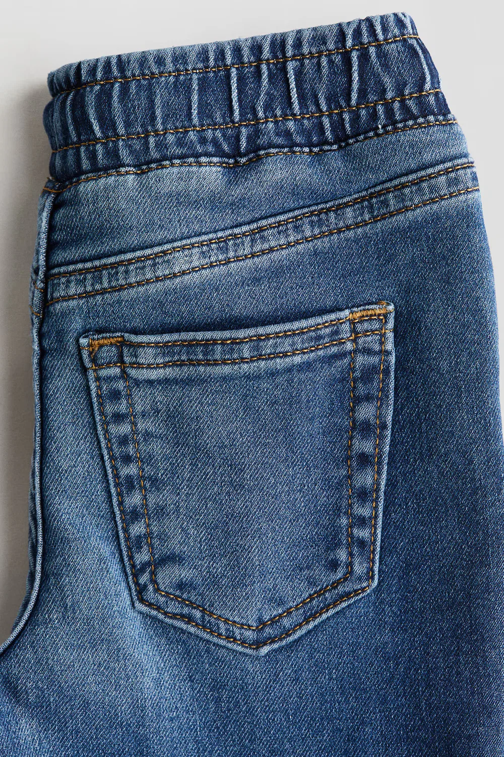 Джинсовые спортивные штаны из хлопка H&M, Denimblau — фото 2