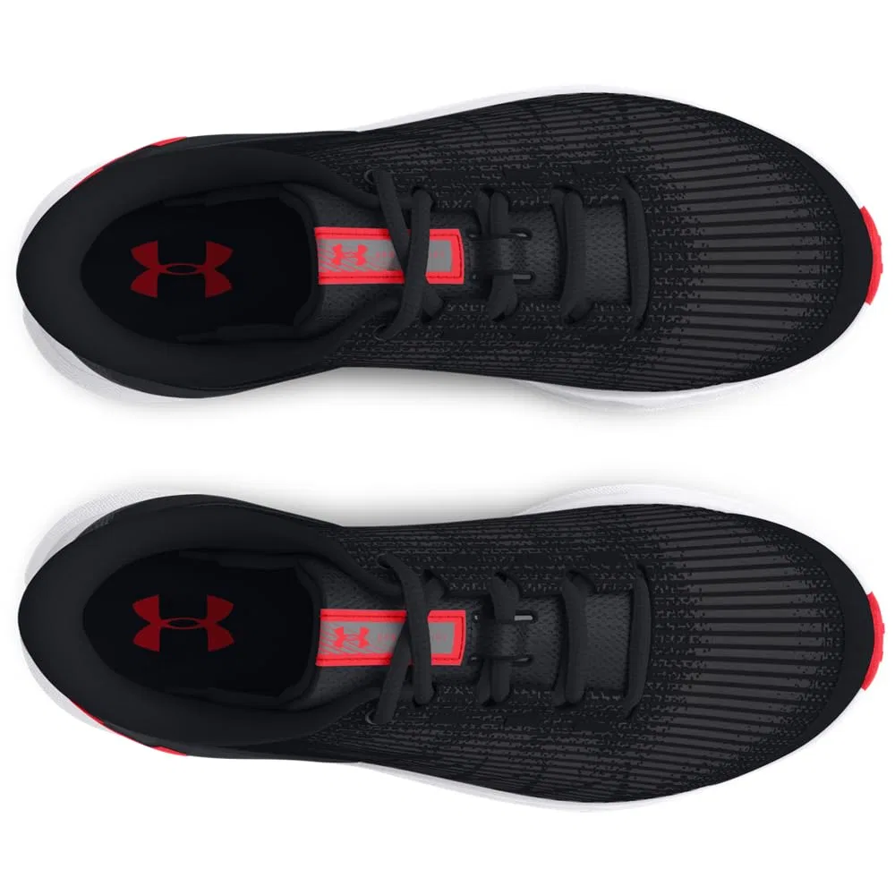 Детские кроссовки для мальчиков легкие Speed Swift Under Armour, Black Grey Titan Red Racer — фото 4