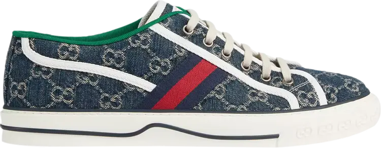 

Кроссовки Gucci Tennis 1977 Blue Ivory, синий