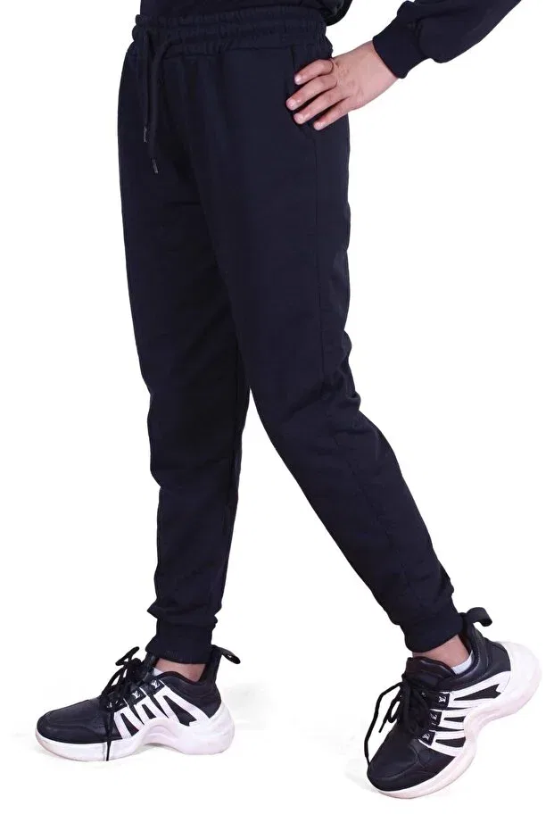 Детские спортивные штаны для девочек хлопковые Fyk Kids, Black — фото 2