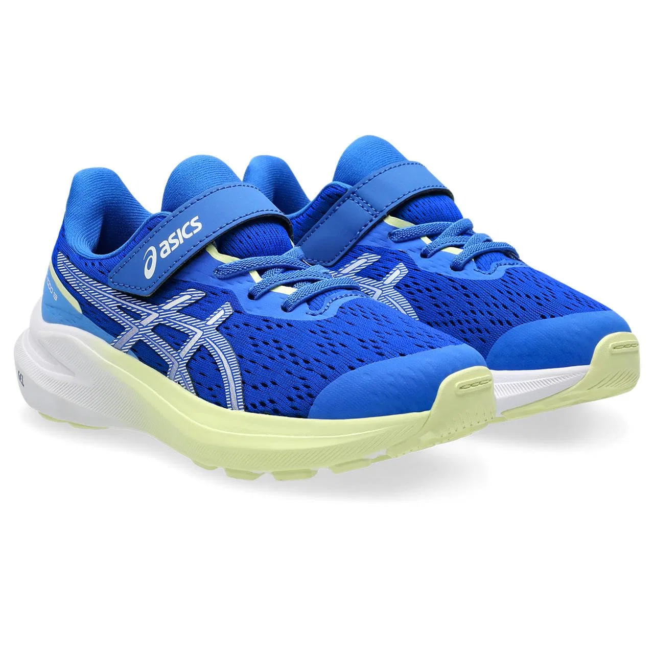 Детские кроссовки для мальчиков с улучшенной амортизацией Gt-1000 13 Ps ASICS, Blue White Illusion