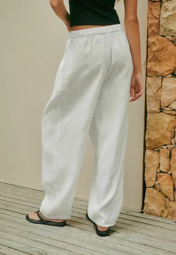 Брюки льняные Trousers Next, белый — фото 2