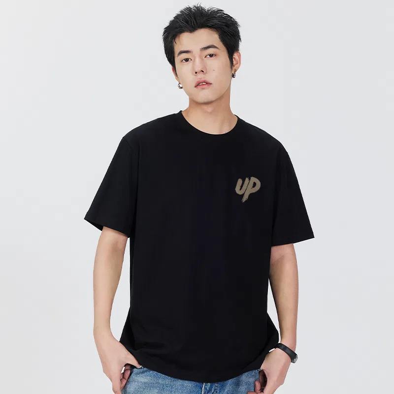 Детский комплект спортивной одежды MINISO, 2 шт, Black (Up Chest Logo)+Black (Up Front Lower Logo) — фото 3