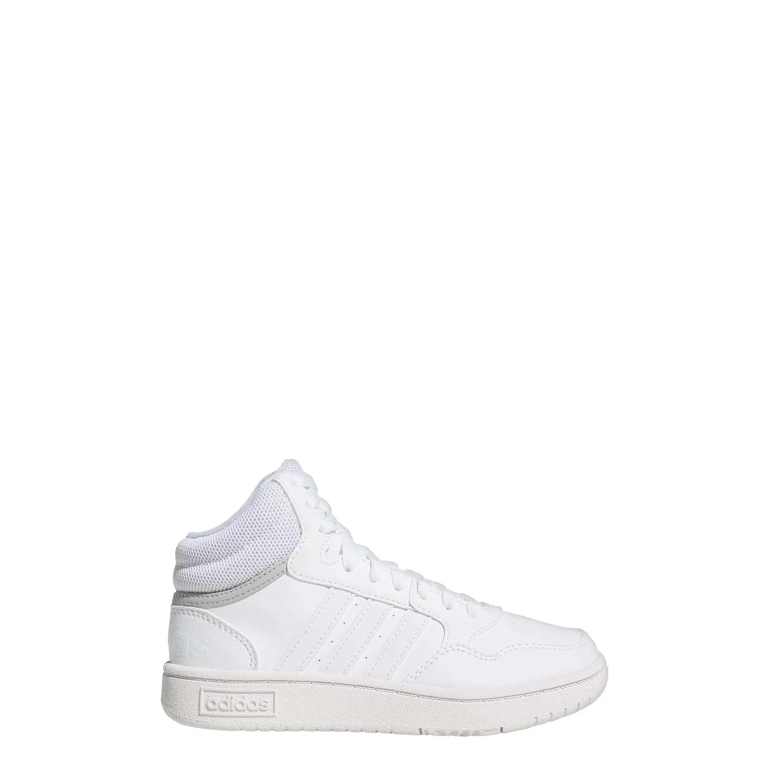 Детские кроссовки с полувысоким верхом Hoops Mid Adidas, Weiß Grau