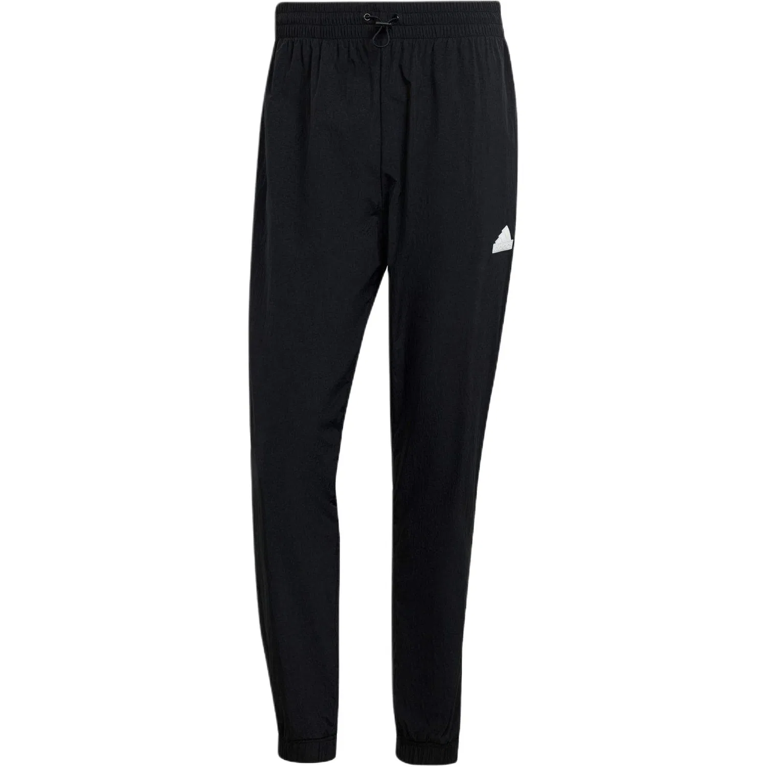 Мужские трикотажные спортивные брюки с принтом Adidas, Black
