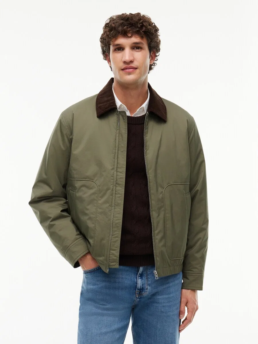 Куртка TOMMY HILFIGER Inter-Season Jacket 'Ivy' зеленого цвета — фото 2