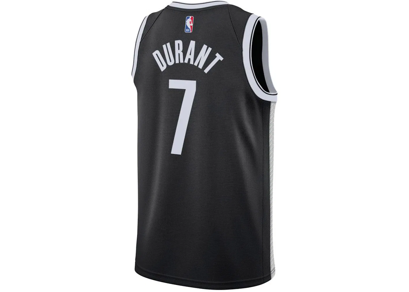 Мужская баскетбольная джерси Kevin Durant Brooklyn Nets Icon Edition Nike, Black — фото 2