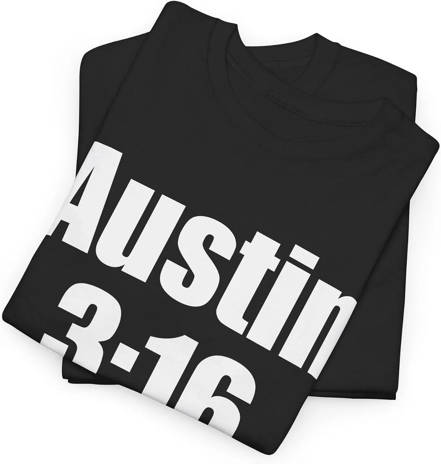 Футболка с принтом Stone Cold Steve Austin Gildan 5000, Black — фото 4