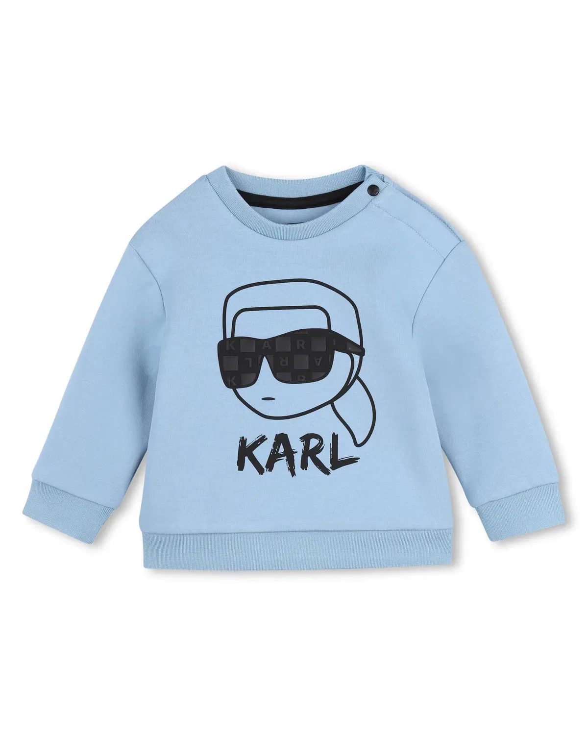 Детский комплект для мальчиков с принтом Karl Lagerfeld Kids, Azul — фото 2