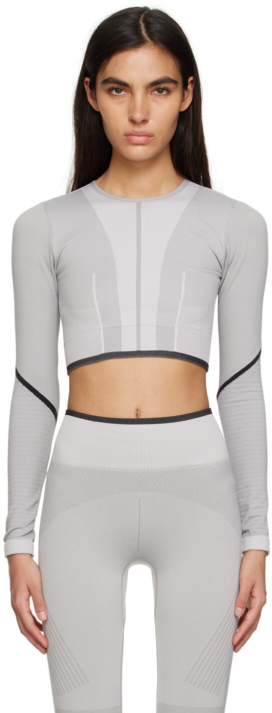 

Серый топ Truestrength adidas by Stella McCartney