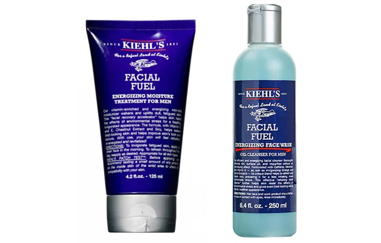 Мужской набор для ухода за кожей Kiehl's, Active Cleanser Lotion, 250 мл + 125 мл