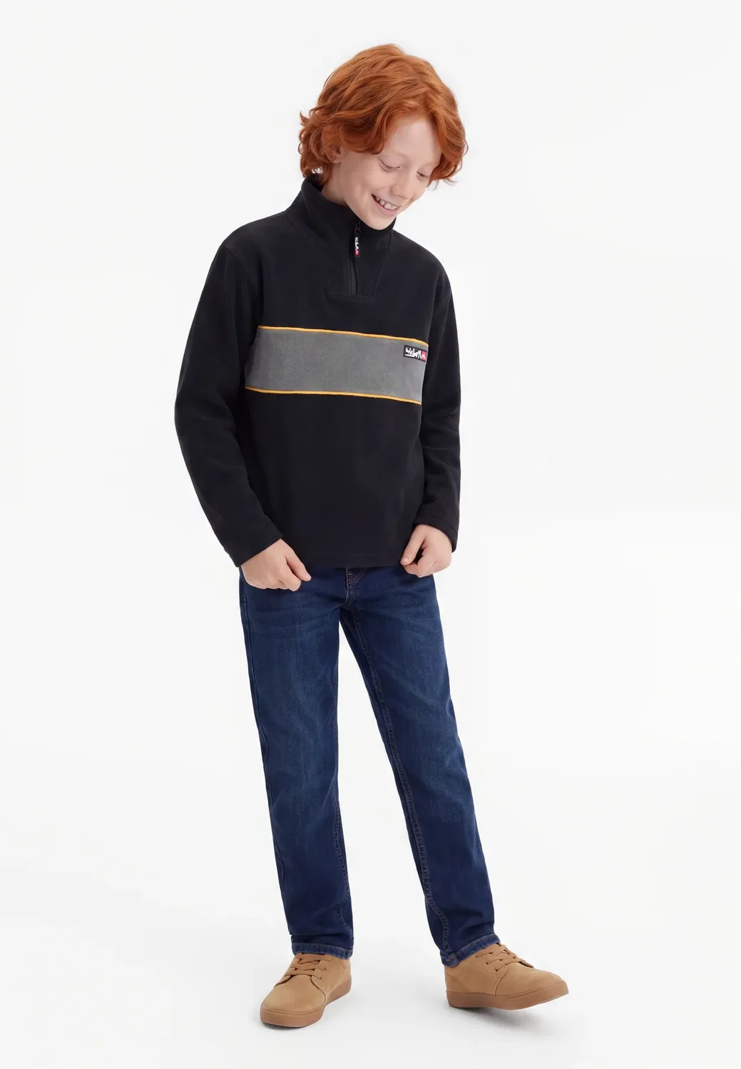 Круз - флисовый джемпер Quiksilver, Black