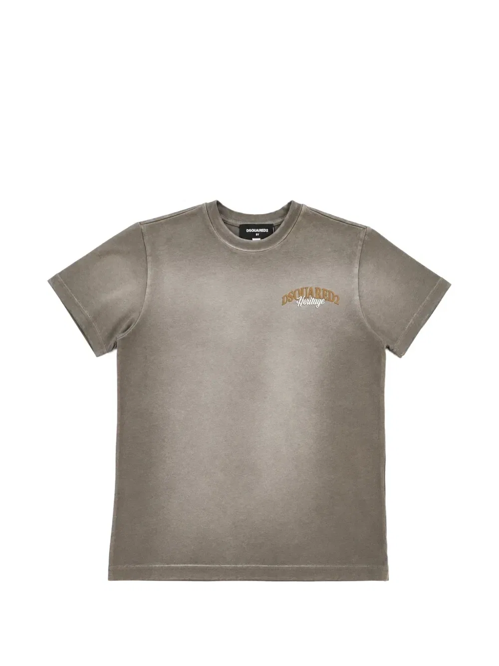 Футболка с коротким рукавом и логотипом Dsquared2 Kids, серый