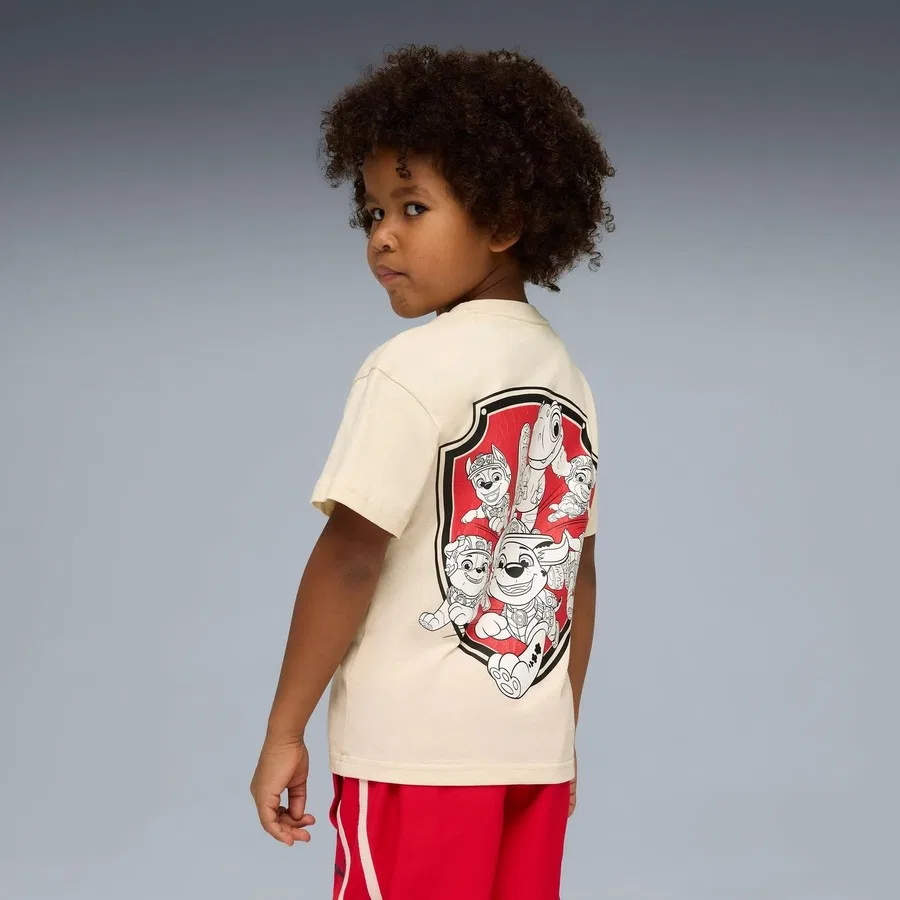 Футболка с графическим принтом Puma x Paw Patrol Puma, Alpine Snow — фото 3