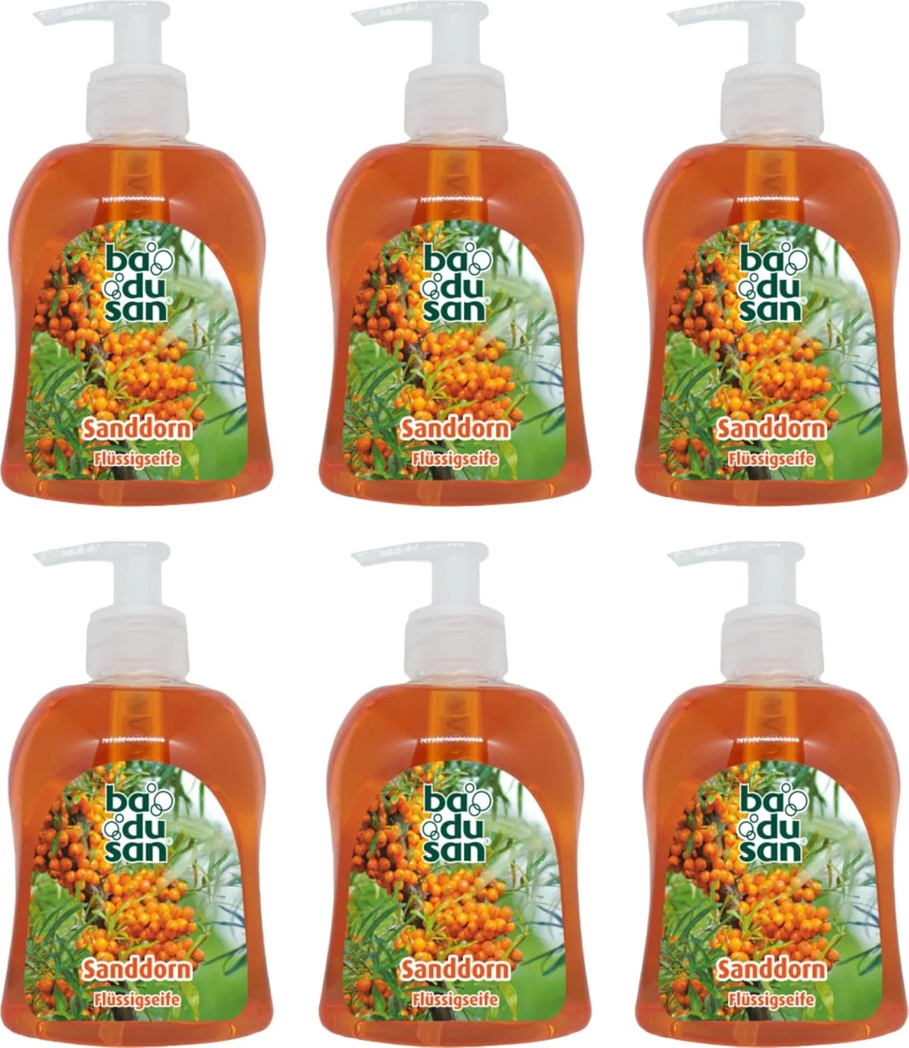 Жидкое мыло Sea Buckthorn, Generisch, 6 x 300 мл
