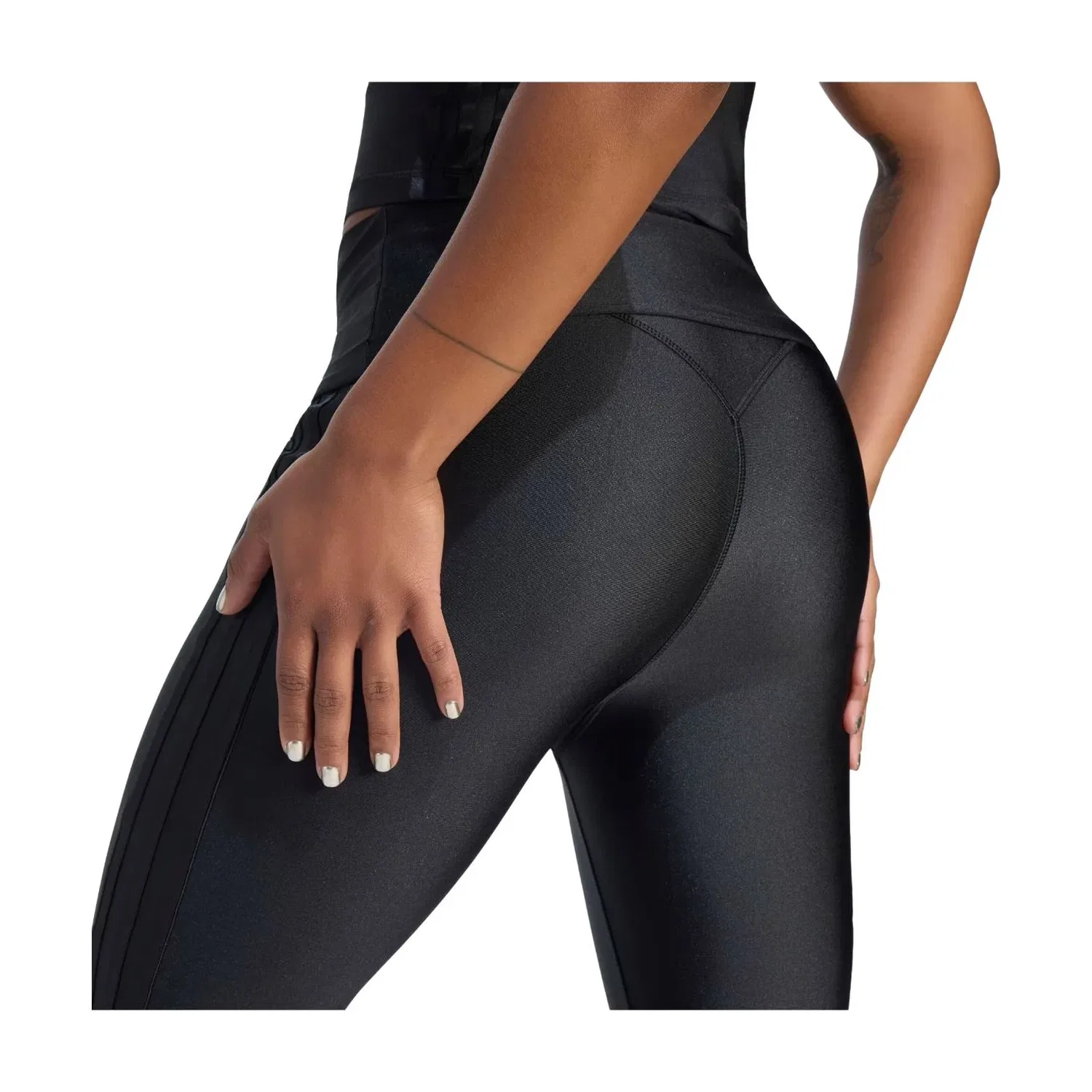 Женские леггинсы с длинным рукавом Adidas Sport Superstar Full Length Legging, черный — фото 4