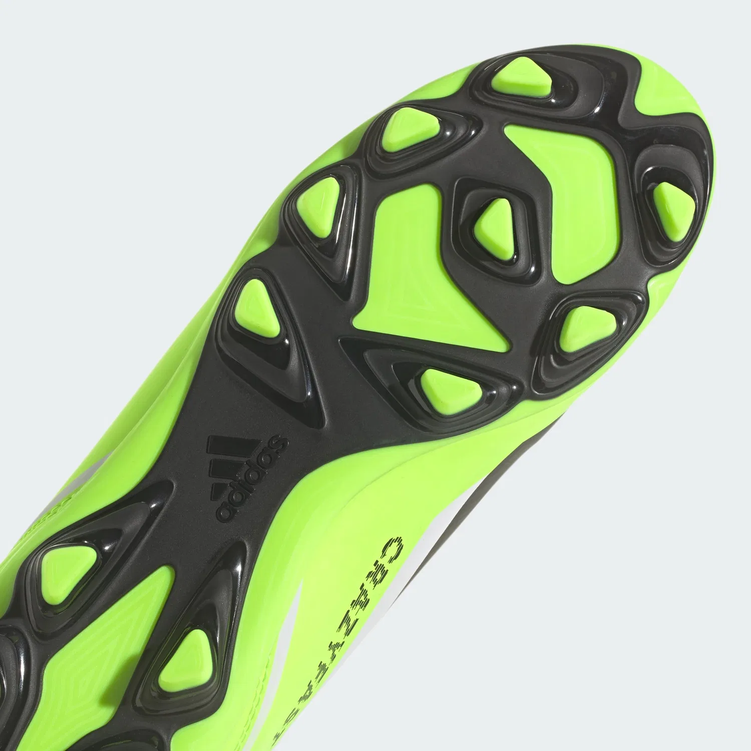 Детские бутсы для мальчиков с цельным верхом X Crazyfast.4 Flexible Ground Boots Adidas, Cloud White Core Black Lucid Lemon — фото 4