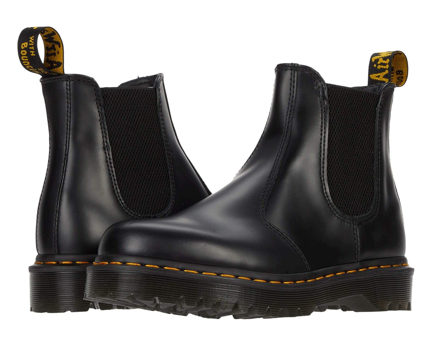 Ботинки мужские Dr. Martens 2976 Bex Smooth Кожа из гладкой кожи, черный — фото 3