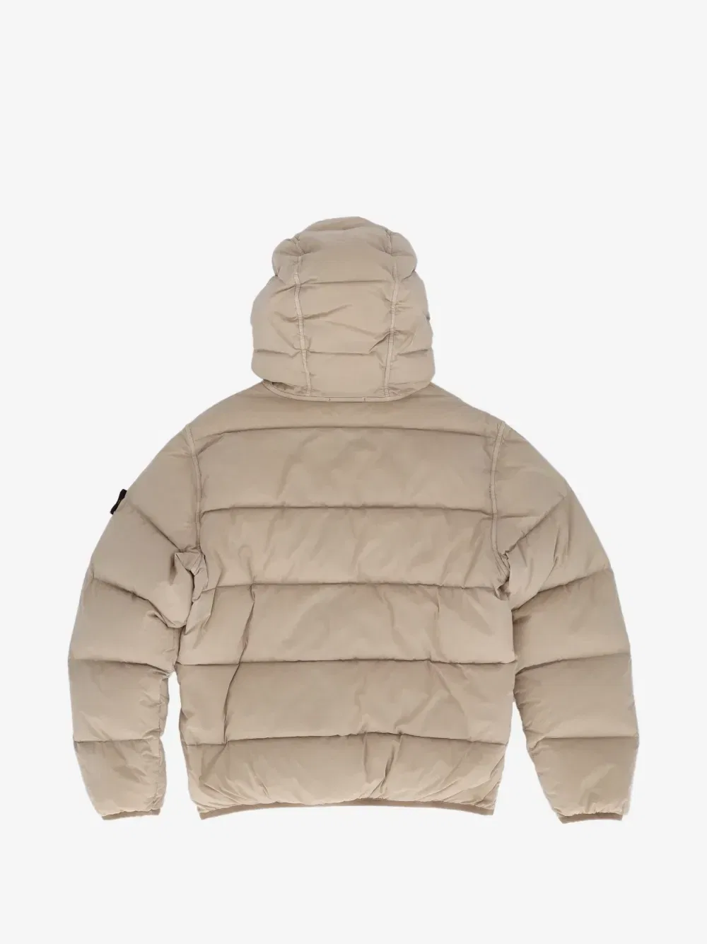 Теплая куртка с капюшоном Stone Island Junior, бежевый — фото 2