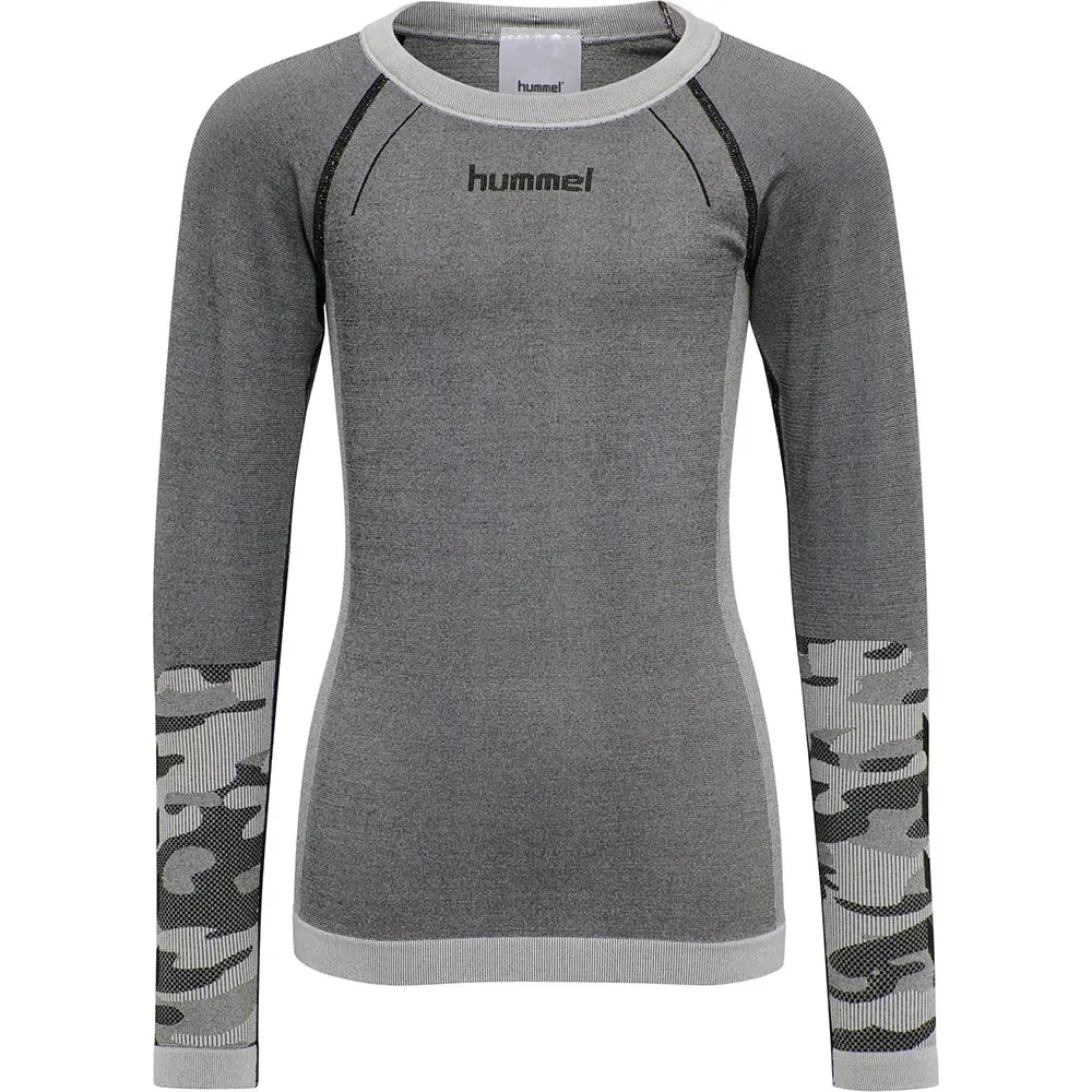 Футболка с длинным рукавом Max Seamless Hummel, серый