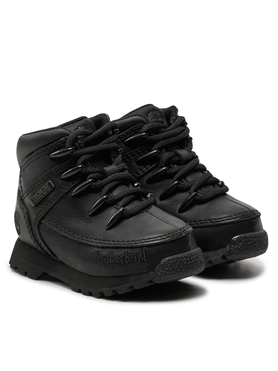 Ботильоны на шнуровке для мальчика Euro Sprint Timberland, черный — фото 2