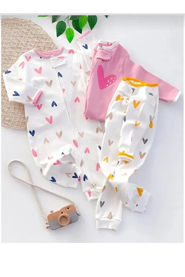 Детский комбинезон на молнии с длинным рукавом Babywings, Multicolor — фото 2